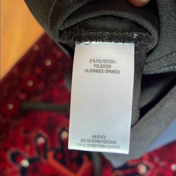 Gabby Skye Black Sheath Dress with 3/4 Bell Sleeves - Picture 7 of 7